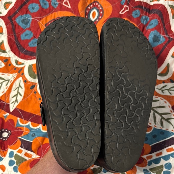 Mens 45 (12) Black leather Birkenstock London - Picture 3 of 6